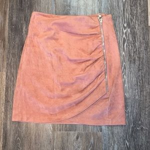 SUEDE SKIRT